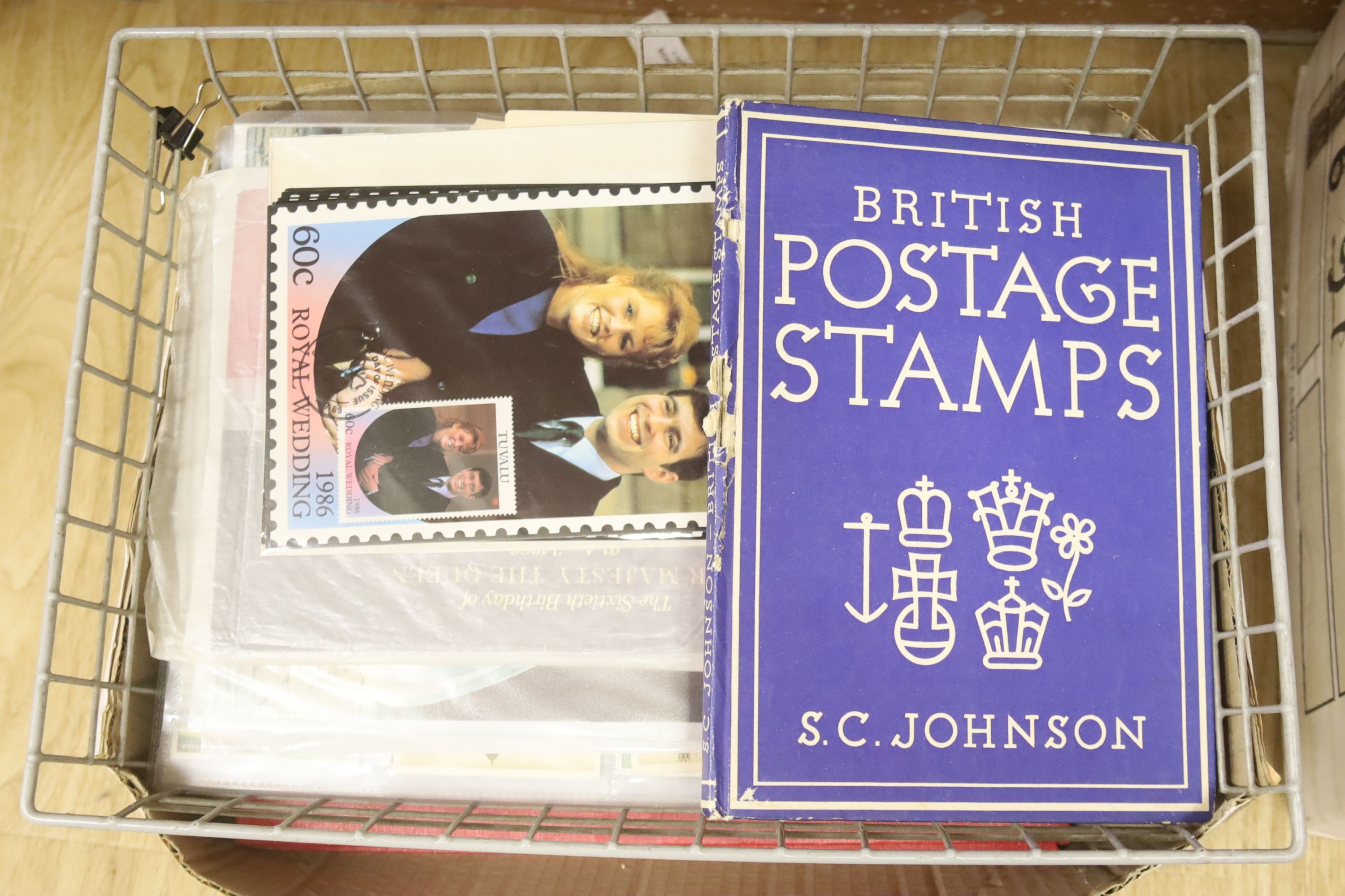 A large quantity of Royal Mail and World stamps and covers, two boxes